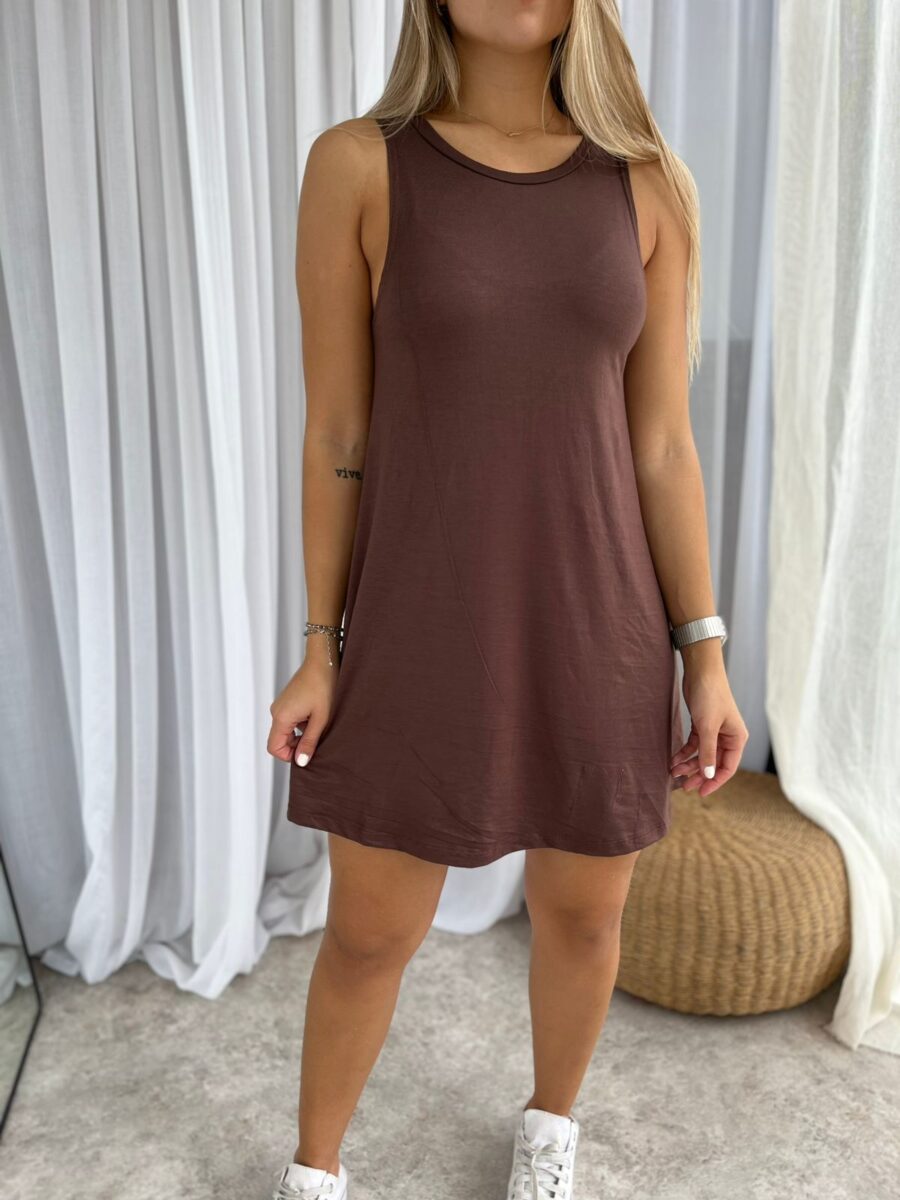 VESTIDO MUSCULOSA LISO - Imagen 2