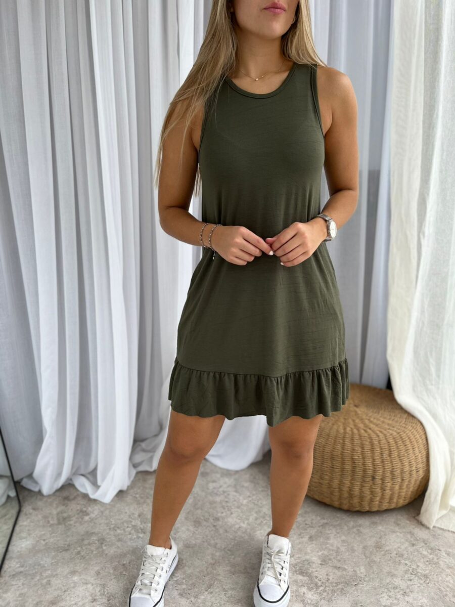 VESTIDO MUSCULOSA VOLADO