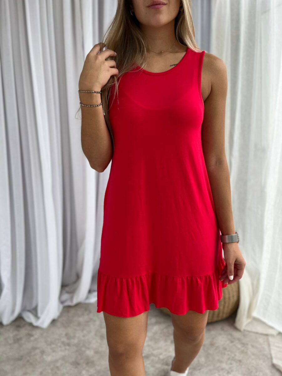 VESTIDO MUSCULOSA VOLADO - Imagen 5