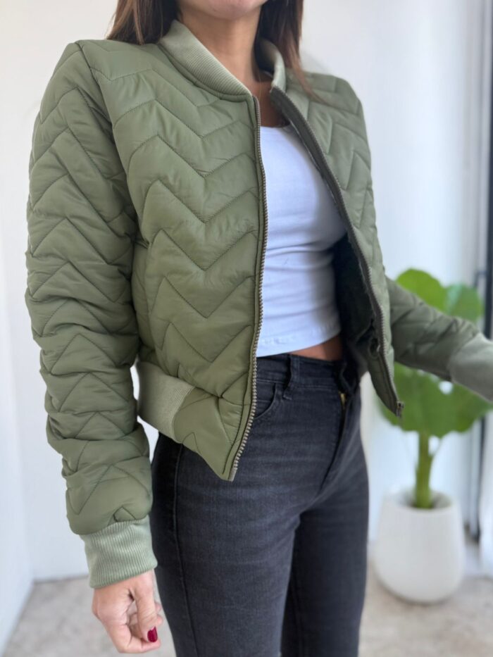 BOMBER DOTTY - Verde, L