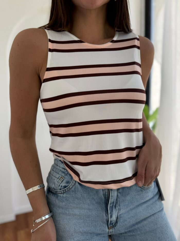 MUSCULOSA MEGAN TRICOLOR