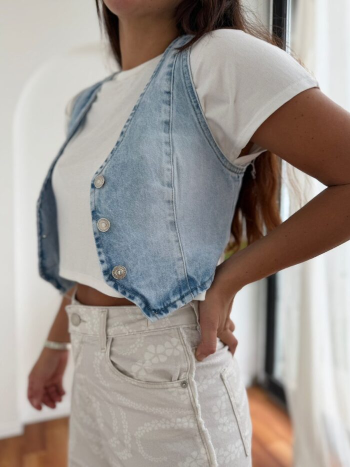 CHALECO SASTRE DENIM